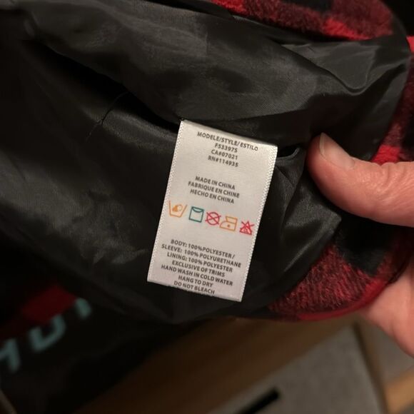 RD style buffalo plaid, biker jacket, size medium - Picture 9 of 10